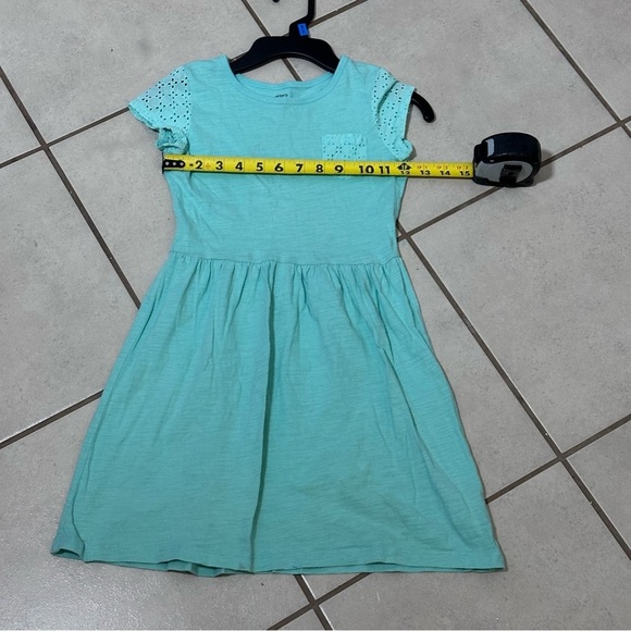 Carter’s Kids Girl Summer Green dress girls size 6x - Picture 6 of 7